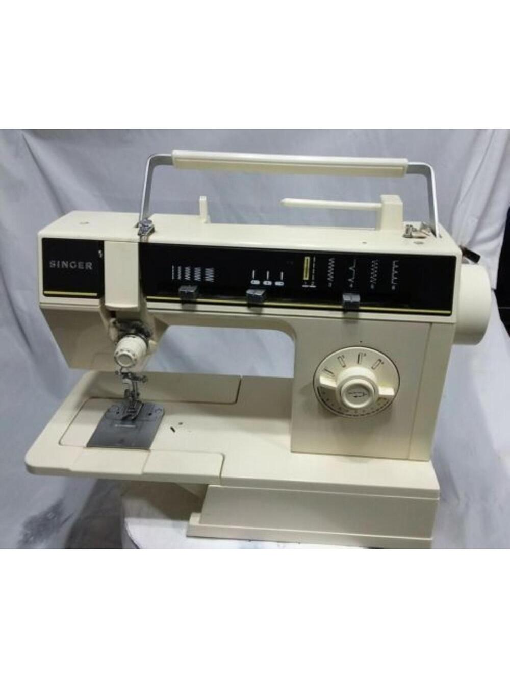 Singer 6212C Vintage Sewing Machine NO Power Cord NO Foot Pedal As-Is For Parts